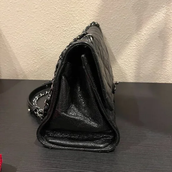 Chanel CC Crave Jumbo Quilted Cavier Flap Bag - Picture 5 of 16